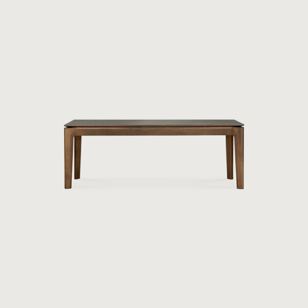 Banc Bok en teck massif teinté brun - 126x35x46 cm Ethnicraft