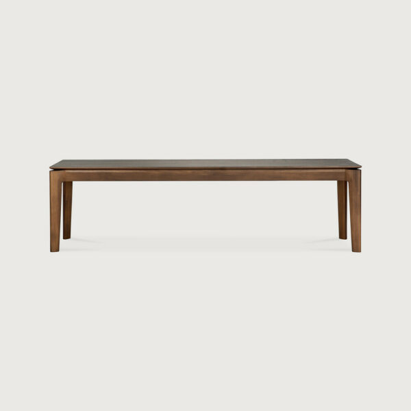 Banc Bok en teck massif teinté brun - 166x35x46 cm Ethnicraft