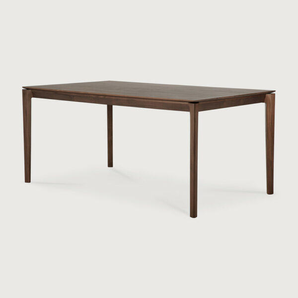 Table Bok en teck vernis brun 160 x 80 x H 76 cm Ethnicraft