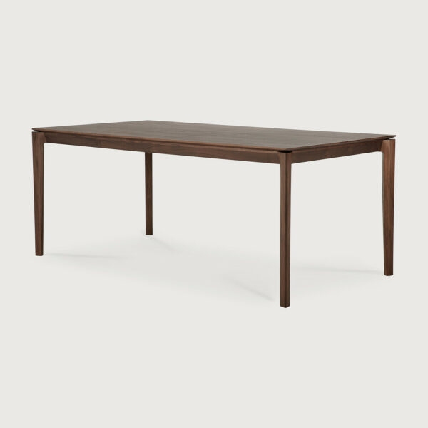 Table Bok en teck vernis brun 180 x 90 x H 76 cm Ethnicraft