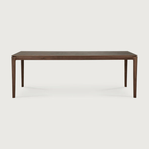 Table Bok en teck vernis brun 220 x 95 x H 76 cm Ethnicraft