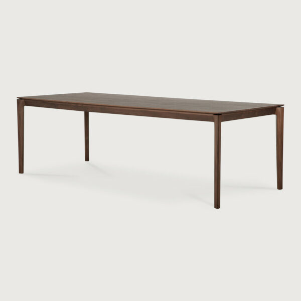 Table Bok en teck vernis brun 240 x 100 x H 76 cm Ethnicraft