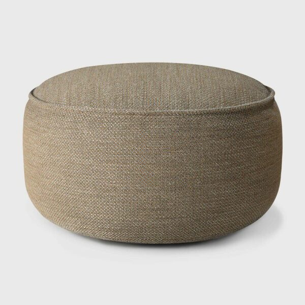 Pouf/Repose pieds Donut XL outdoor - mocha 80 x 80 x H 43 cm Ethnicraft