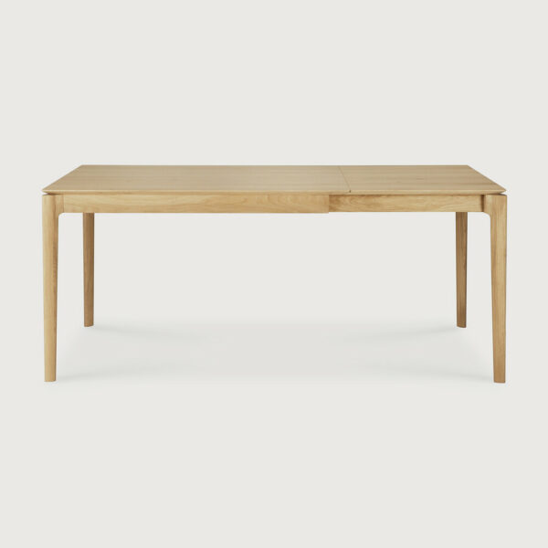 Table à rallonge Bok en chêne 120/180 x 90 x H 76 cm - Ethnicraft